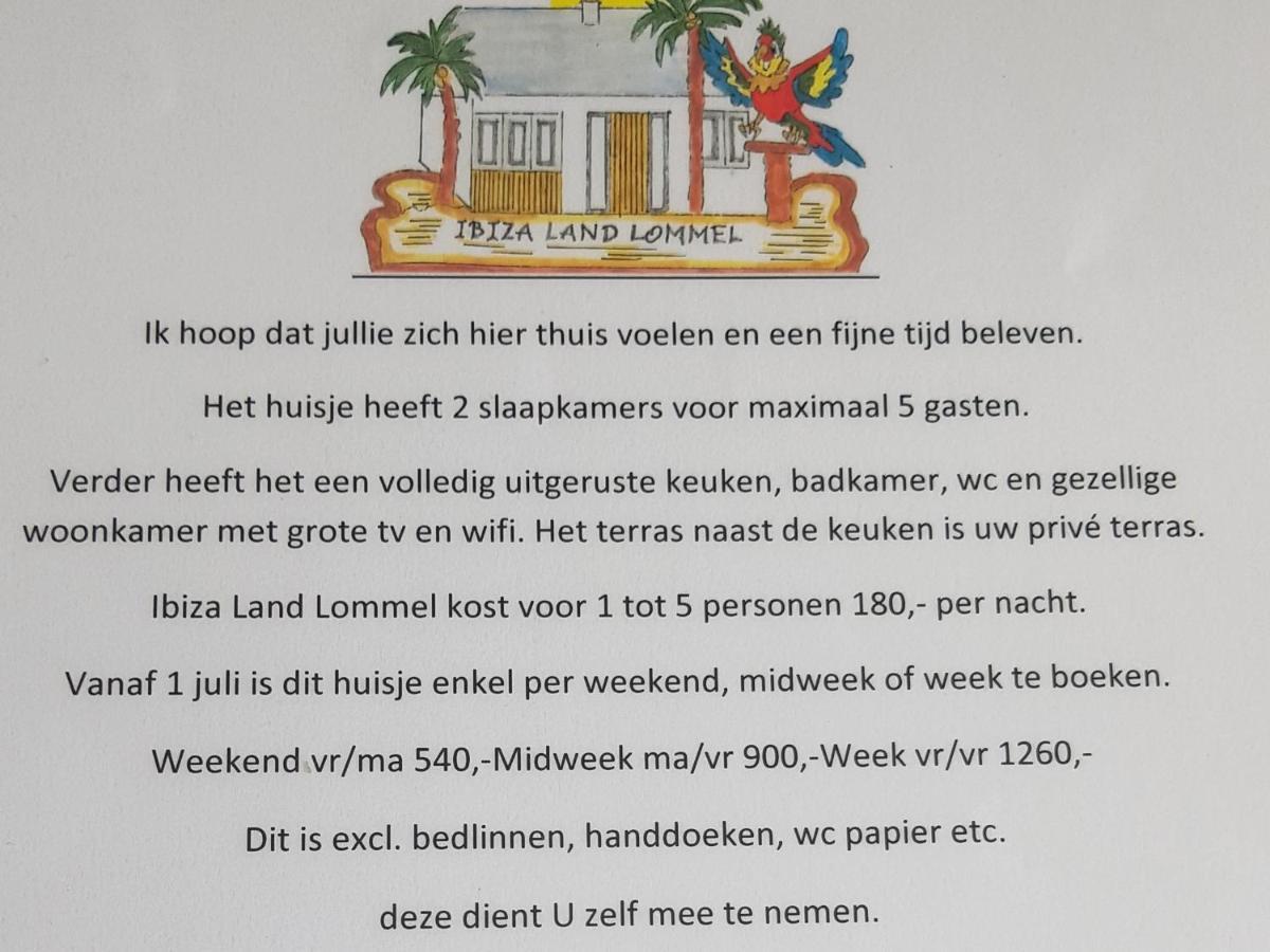 Ibiza Land Lommel别墅 外观 照片